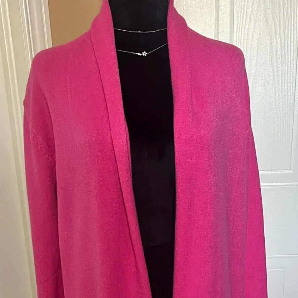Gorgeous Pink Cardigan with Embellished Pockets from Paris (E6) - Picture 3 of 6